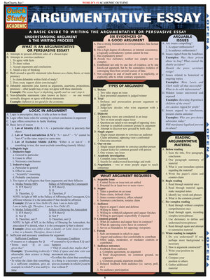 Argumentative Essay - ebook
